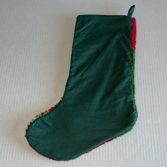Needlepoint Chocolate Lab Christmas Stocking - Picture 2 of 4